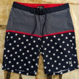 Hurley‎ patriotic board shorts